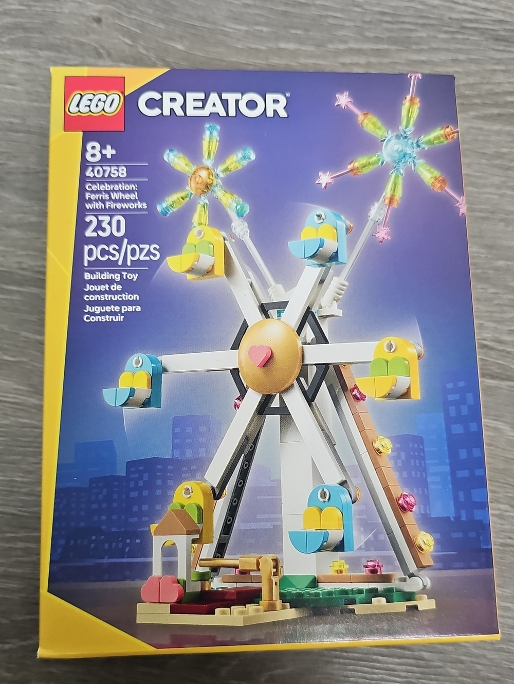 Lego Creator Celebration Ferris Wheel With Fireworks 40758